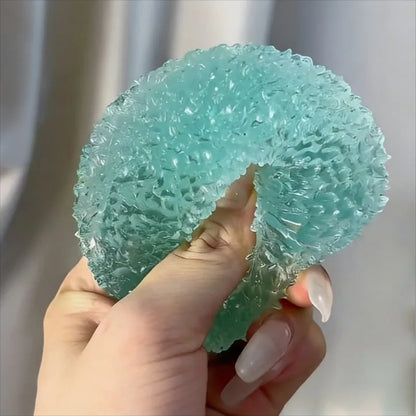 Roze Maltose Squishy Ice Ball Fidget Speelgoed voor Handoefening