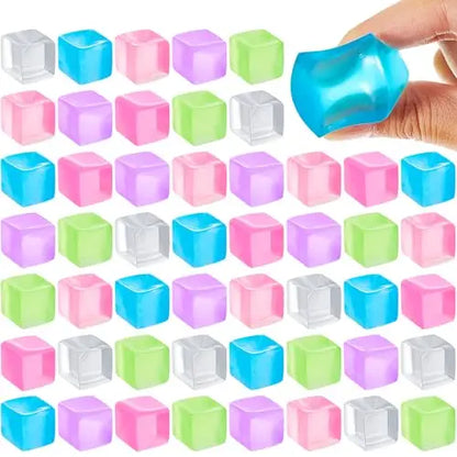 Knijpbal Vierkant | Zachte Fidget Toy voor Stressvermindering