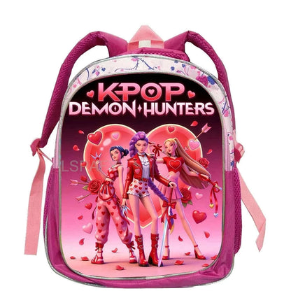 Zachte Roze Cartoon Rugzak 12 inch voor Kinderen