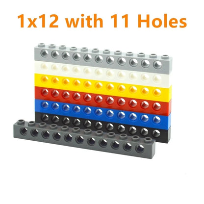 Technische bouwstenen balken – Compatibel met LEGO® (met gaten)