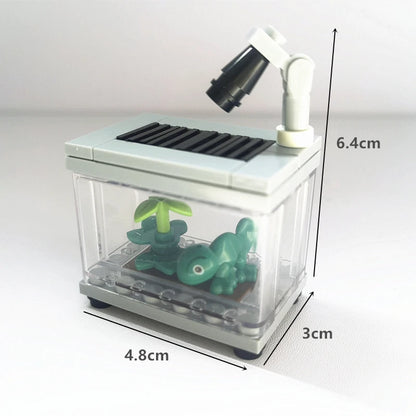 Bouwstenen Aquarium met Dieren | Compatibel met Lego
