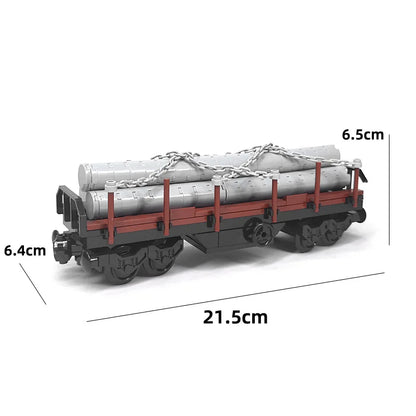 Kolenwagon Bouwset voor Trein | Compatibel met Lego Bouwblokken
