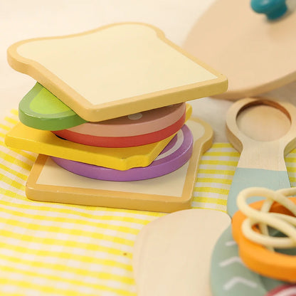 Houten Speelgoed Keuken Set met Kookgerei voor Kinderen