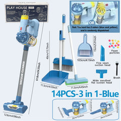 14PCS-3 in 1 Blue