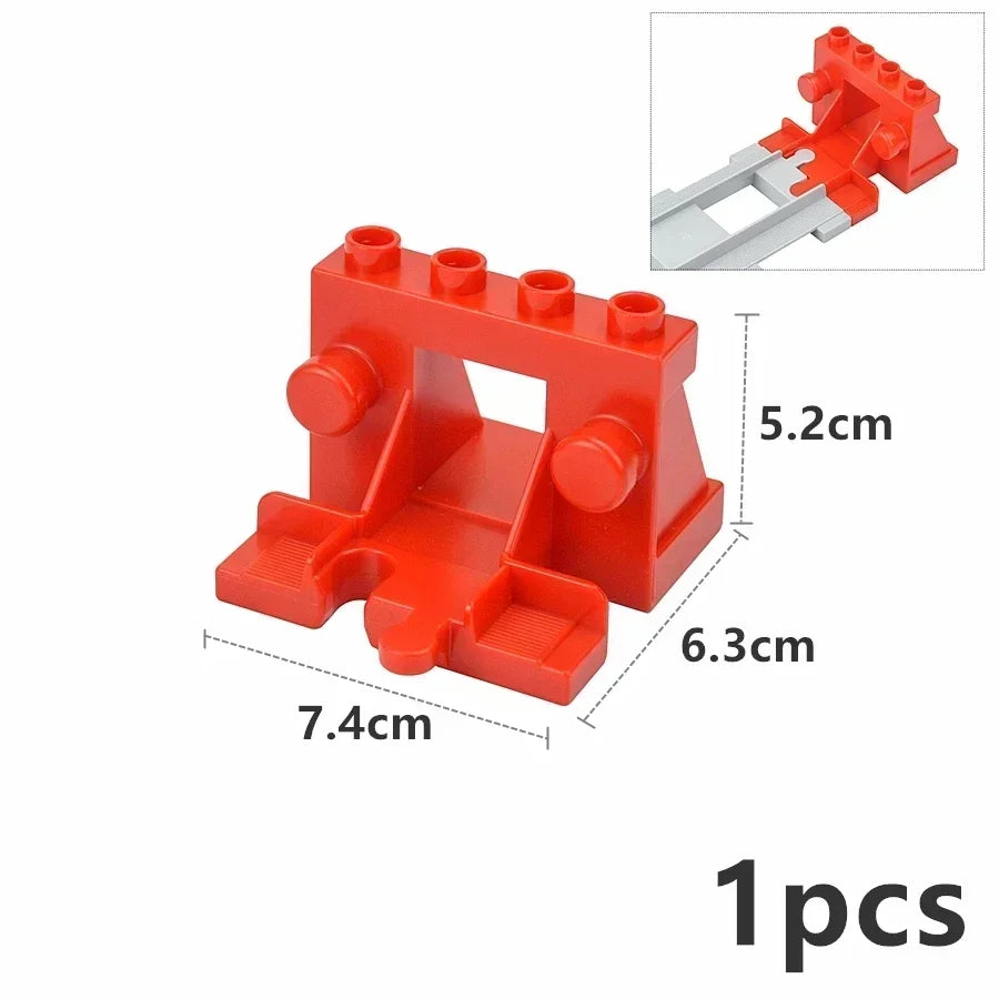 Trein rails onderdelen set – Compatibel met Duplo®