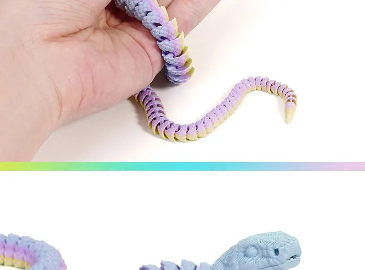 3D Geprinte Draak | Beweegbaar Model voor Decoratie