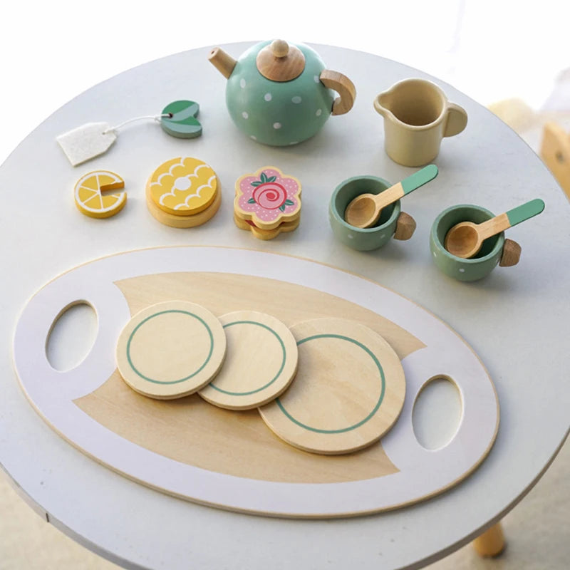 Houten Speelgoed Theeset voor Kinderen