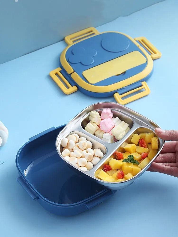 Draagbare RVS Lunchbox voor Kinderen - Lekvrij en Isolerend