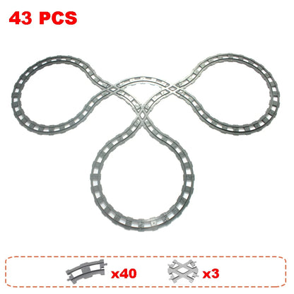 Bouwblokken Treinbaan Set – Duplo Compatibel