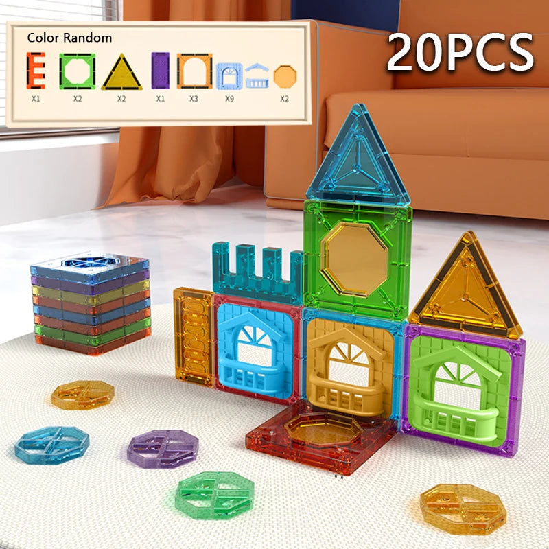 Magnetische Bouwtegels voor Kinderen