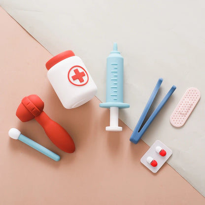 Siliconen Dokters Speelset met Stethoscoop voor Kinderen
