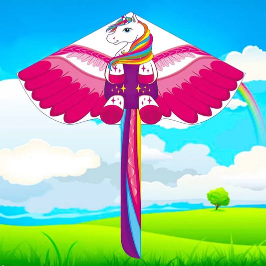 Nylon Vlieger met Dierenfiguur – 130x90cm, Inclusief 100m Lijn