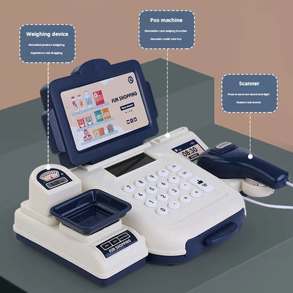 Kassaspeelset voor Kinderen | Supermarkt Speelgoed met Scanner