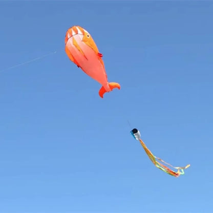 Grote Vlieger Walvis of Dolfijn – 2.2 meter met 100 meter vliegerlijn