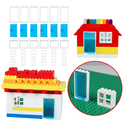 Transparante ramen & deuren – Compatibel met LEGO®