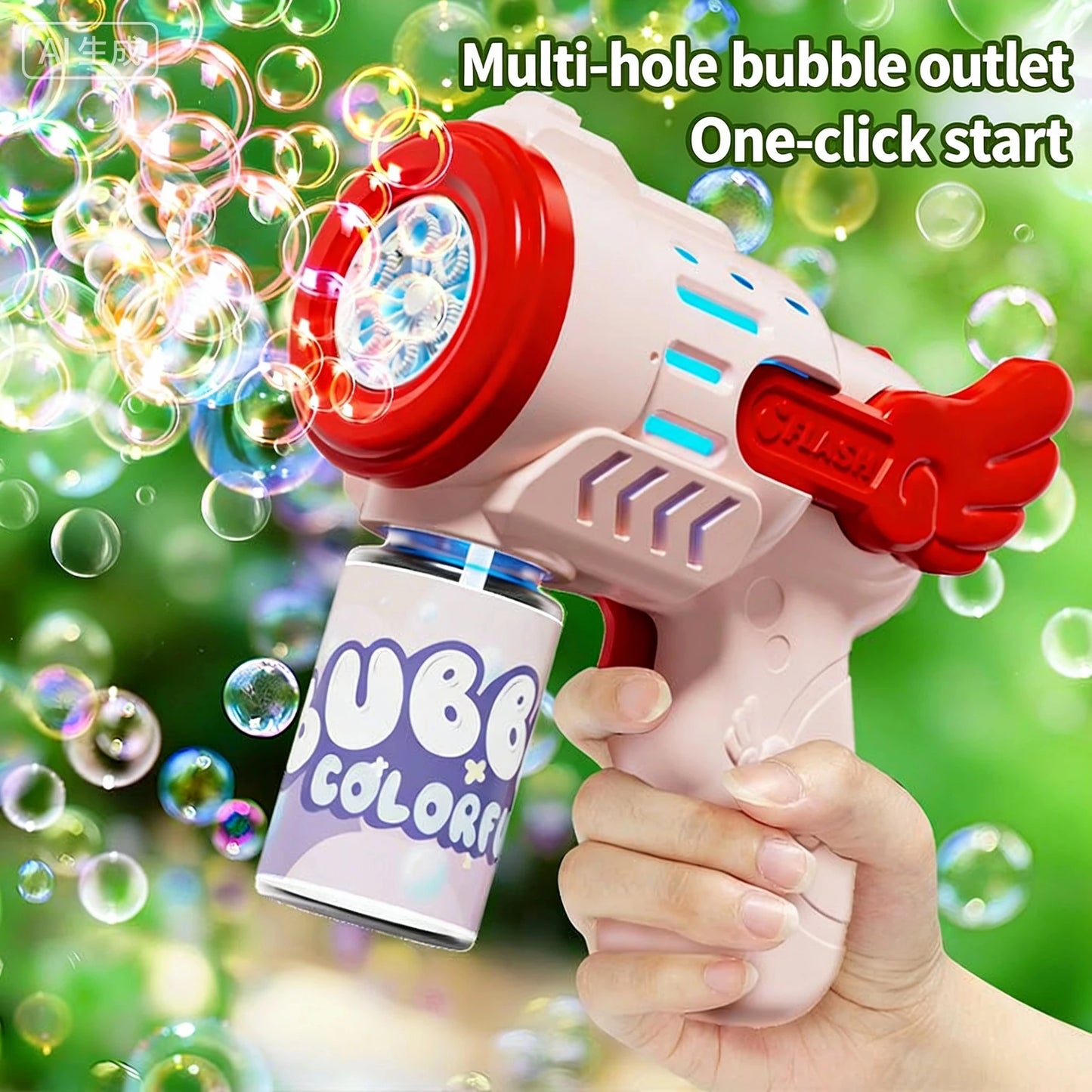 Automatisch Bellenblaaspistool met Bellenblaasvloeistof