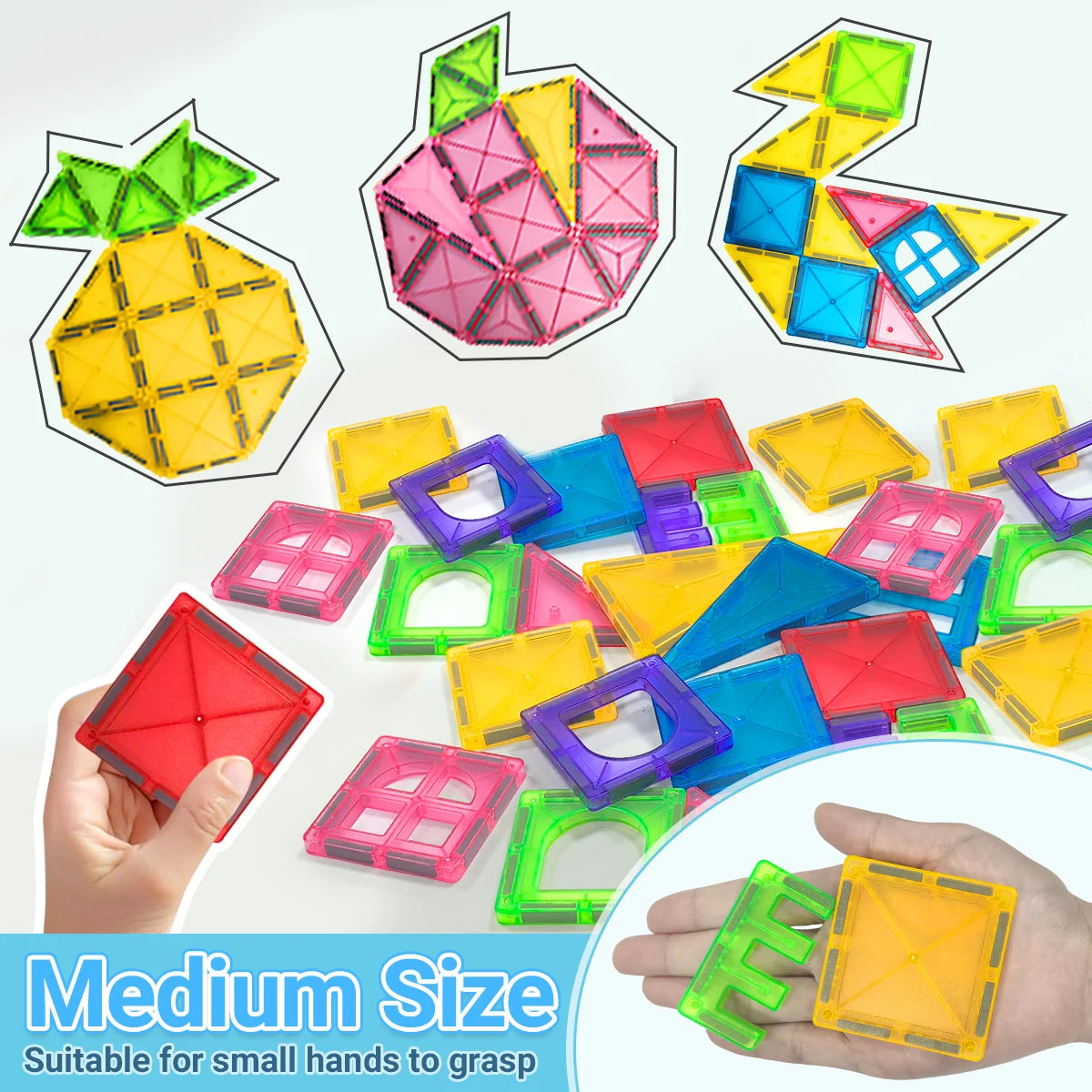 Magnetische Bouwstenen Montessori Set