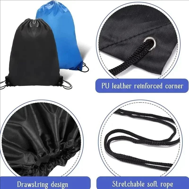 Lichtgewicht Trekkoord Tas – Unisex Rugzak voor School & Sport