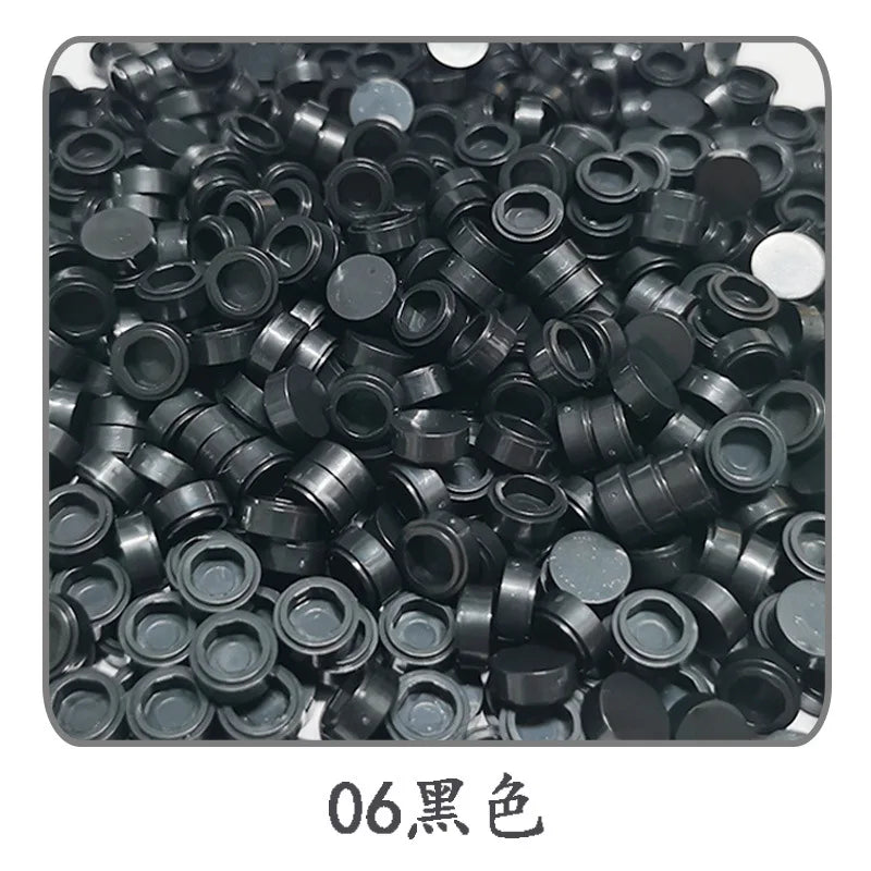 900 stuks Rond Bouwblokje 1x1 Tegel – Compatibel