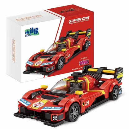 JD Serie Raceauto Bouwblokken – LEGO® Compatibel