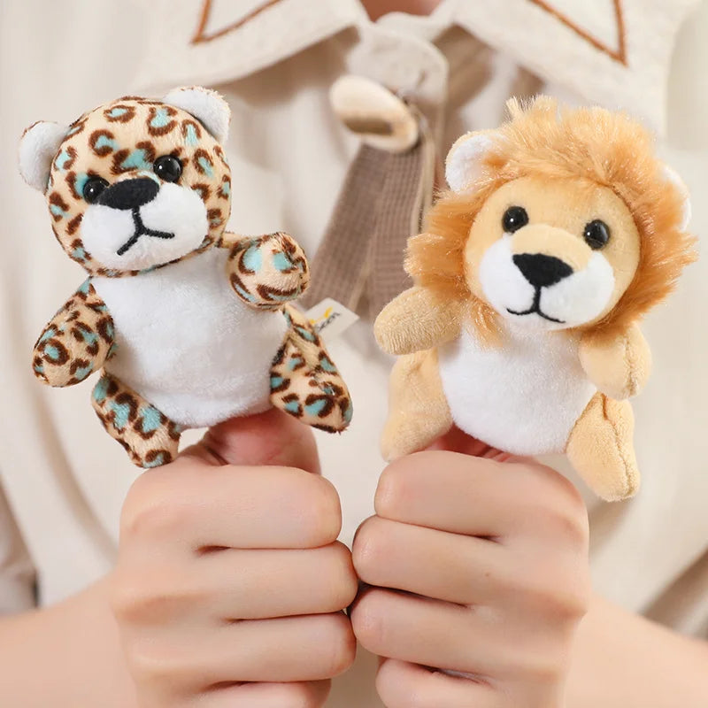 Dieren Vingerpoppen Set | Zachte Pluche Vingertheater voor Kinderen