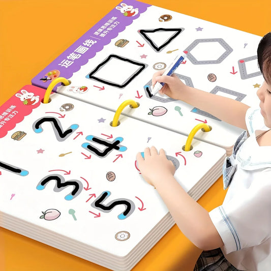 Herbruikbaar Leerboek Set met Uitwisbare Pen voor Kinderen