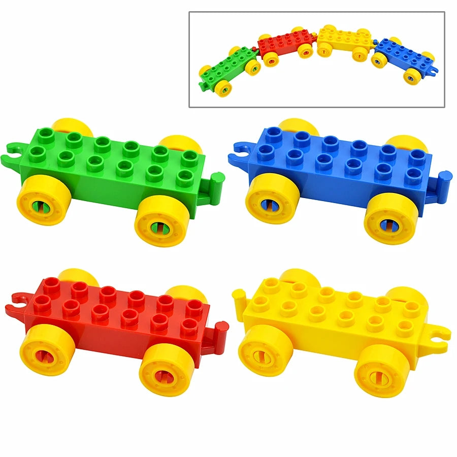 Trein en voertuigen set – Compatibel met Duplo®
