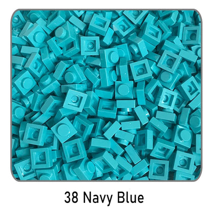 100 stuks 1x1 bouwstenen | Compatibel met Lego