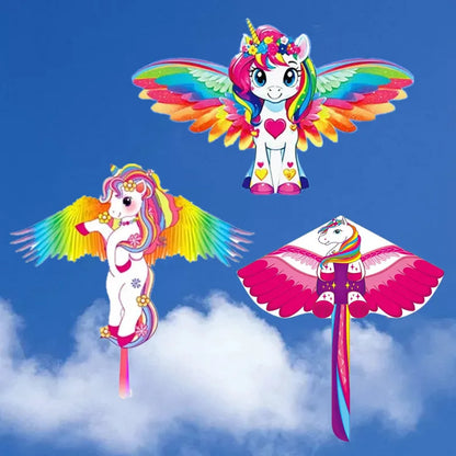 Nylon Vlieger met Dierenfiguur – 130x90cm, Inclusief 100m Lijn