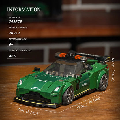 Racewagen Bouwstenen Set - Compatibel met LEGO® - Vanaf 6 jaar