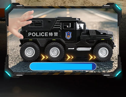 Speelgoed Politietruck Model | Diecast Voertuig met Geluid en Licht