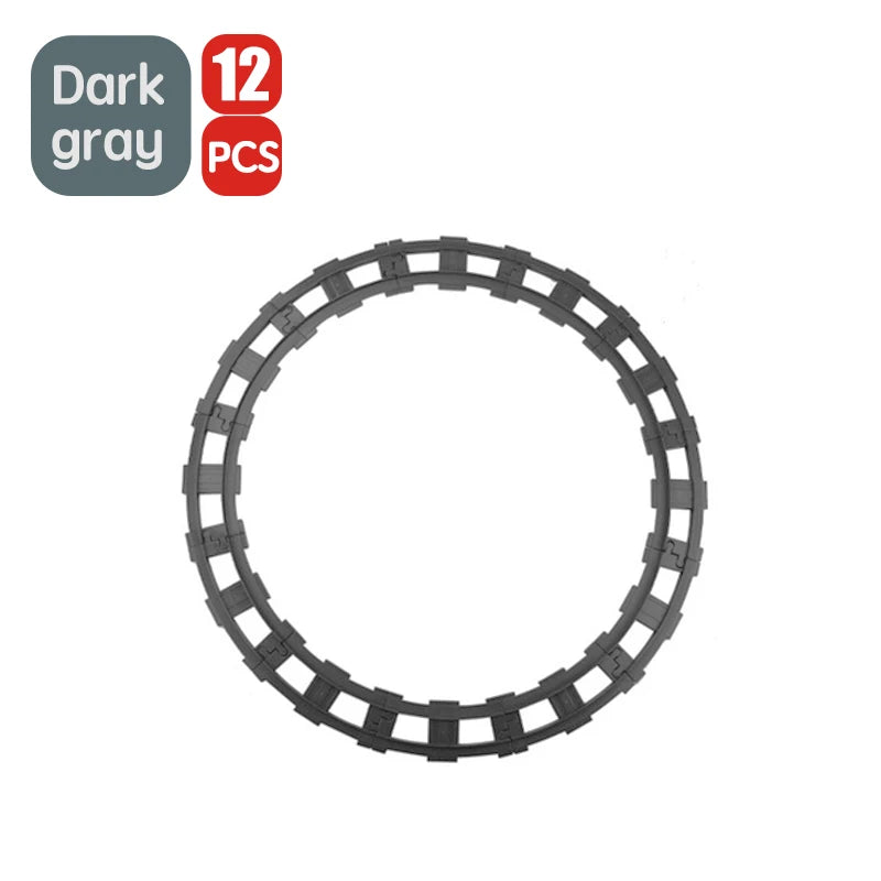 Treinrails set voor grote bouwstenen – Compatibel met Duplo®