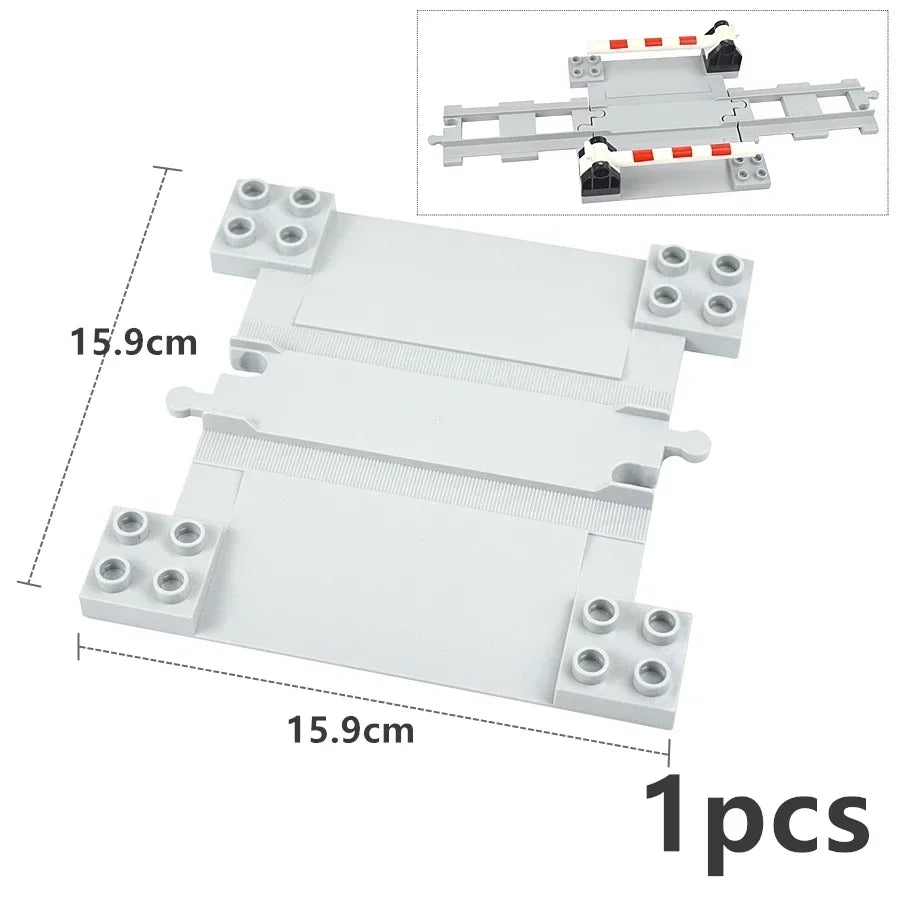 Trein rails onderdelen set – Compatibel met Duplo®