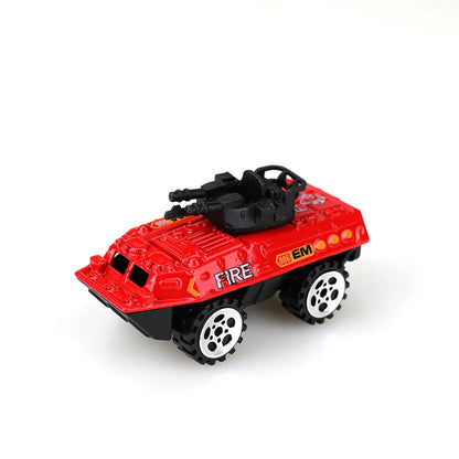 Metalen Brandweerwagen Speelgoed Auto 1:64 met Terugtrekmotor