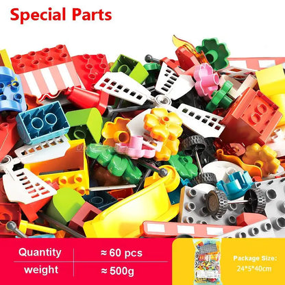 Grote en Kleine Bouwblokken Set – Compatibel met Duplo