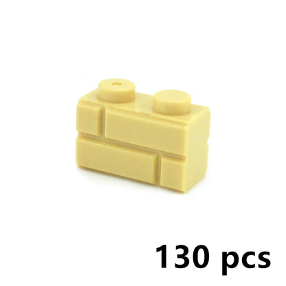Kleine bouwstenen voor muren | Compatibel met Lego | Diverse maten
