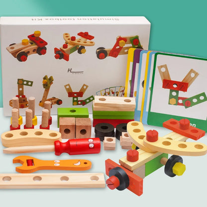 Houten Gereedschap Speelset voor Kinderen (3-6 jaar)