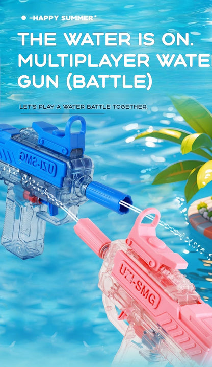 UZI Waterpistool Niet-Elektrisch | Handmatig Hoge Druk Waterpistool voor Kinderen en Volwassenen