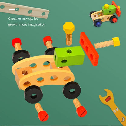 Houten Gereedschap Speelset voor Kinderen (3-6 jaar)