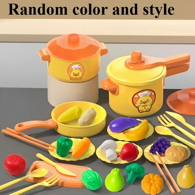 Speelkeuken Accessoires Set met Kookgerei en Rijstkoker