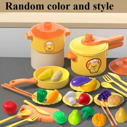 Speelkeuken Accessoires Set met Kookgerei en Rijstkoker