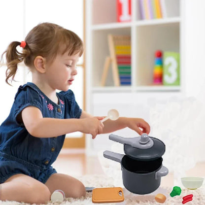Speelkeuken Set met Accessoires, Pannen en Speeleten