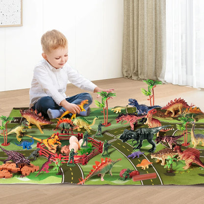 Grote Dinosaurus Speelset met Figuren en Accessoires voor Kinderen