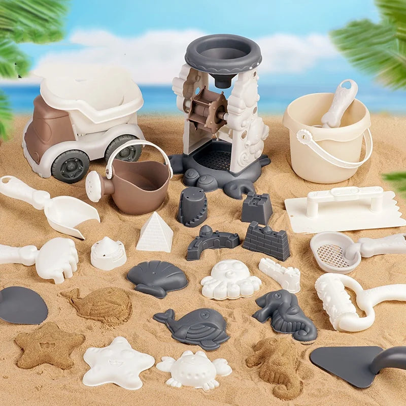 Strandspeelgoedset voor kinderen – emmer en schep voor zand en water