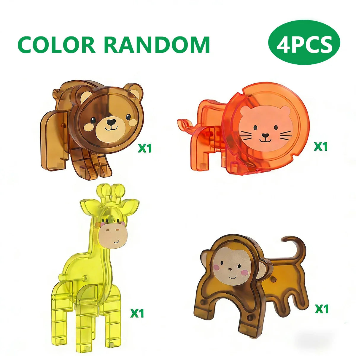 Magnetische Dieren Accessoires voor Magneetbouwtegels