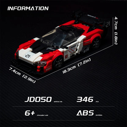 Racewagen Bouwstenen Set - Compatibel met LEGO® - Vanaf 6 jaar