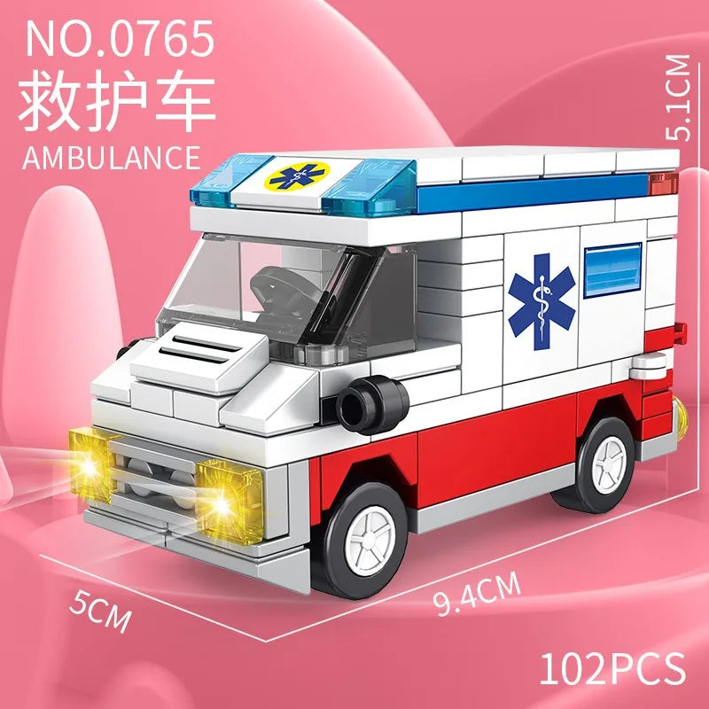Creatieve Bouwstenen Auto | LEGO®-compatibel | 3+ jaar