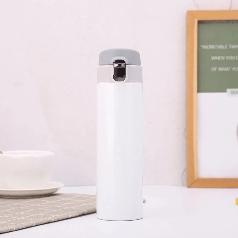 RVS Thermosfles 500ml met Drinktuit voor School en Onderweg