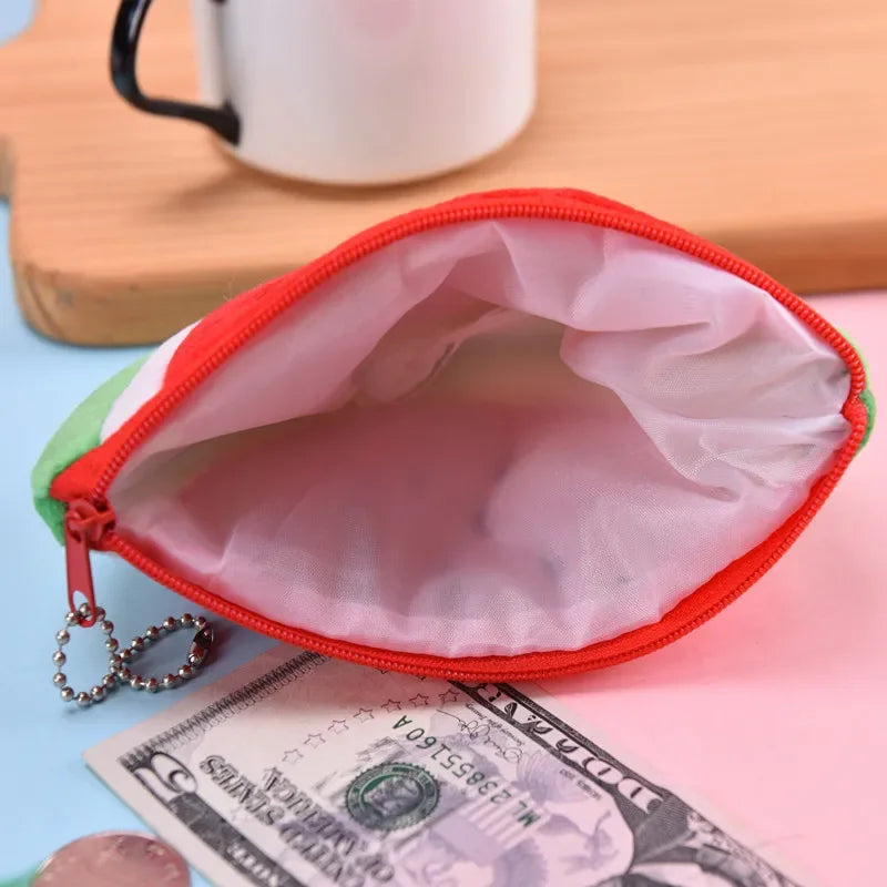 Pluche Watermeloen Portemonnee of Etui voor Kinderen