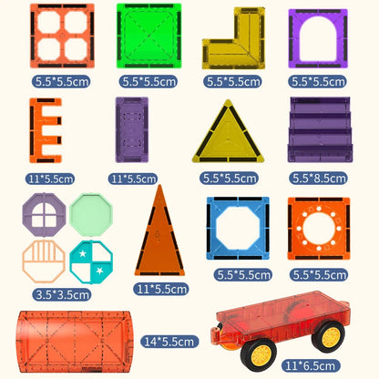 Magnetische Bouwtegels voor Kinderen